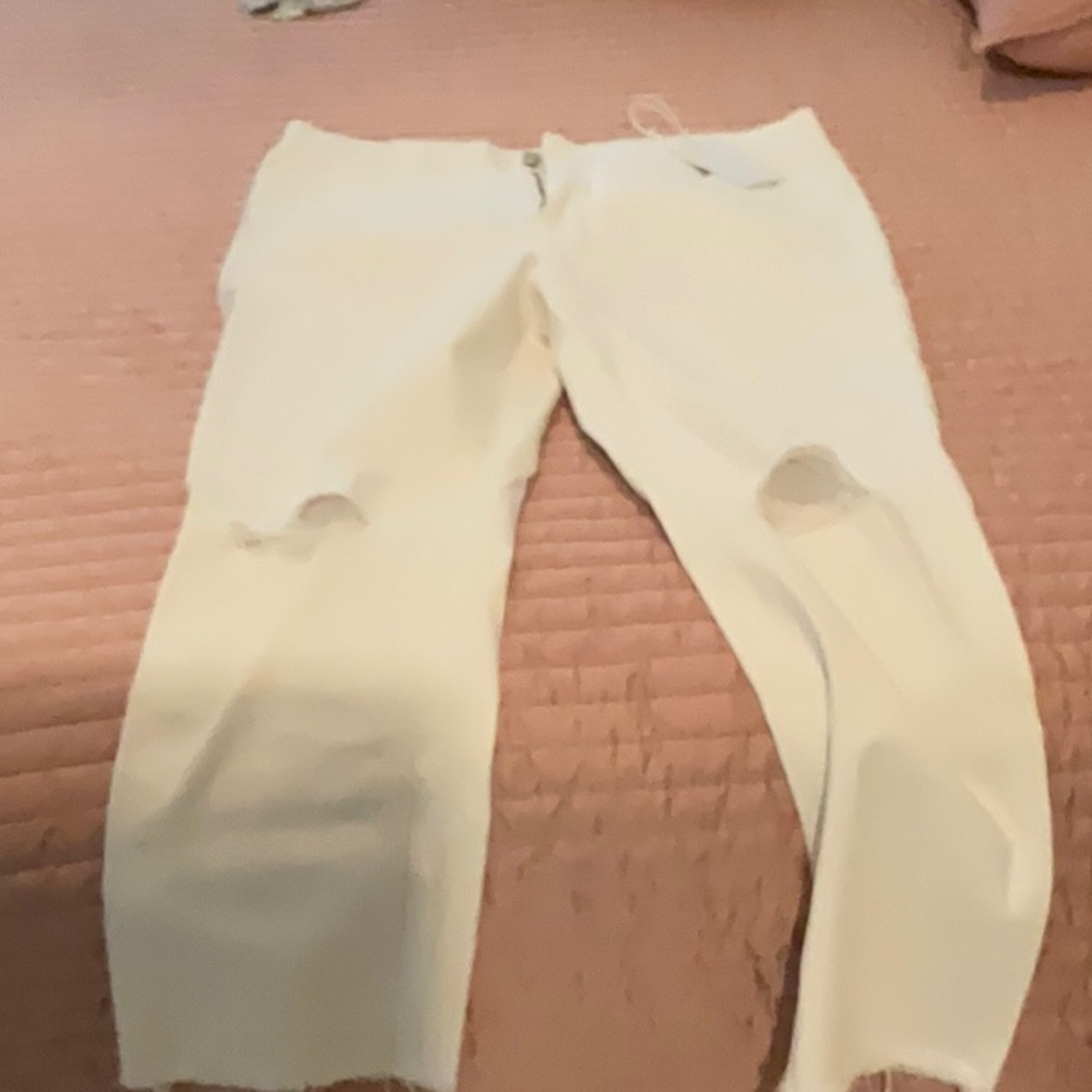 White jeans